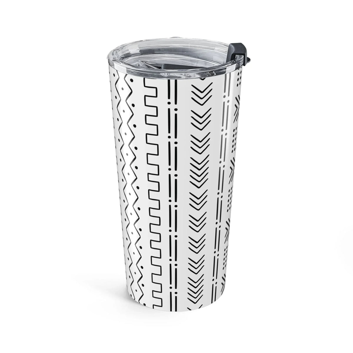 Djenné Ivory Mud Cloth Tumbler - The Global Wanderer