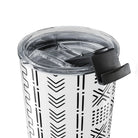 Djenné Ivory Mud Cloth Tumbler - The Global Wanderer