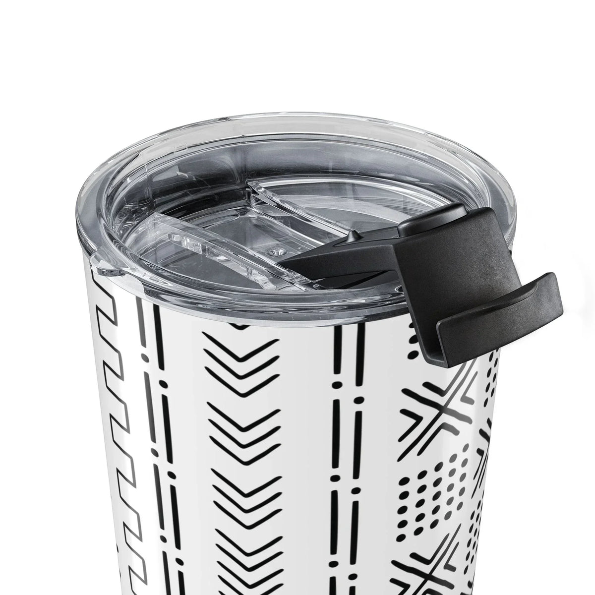 Djenné Ivory Mud Cloth Tumbler - The Global Wanderer