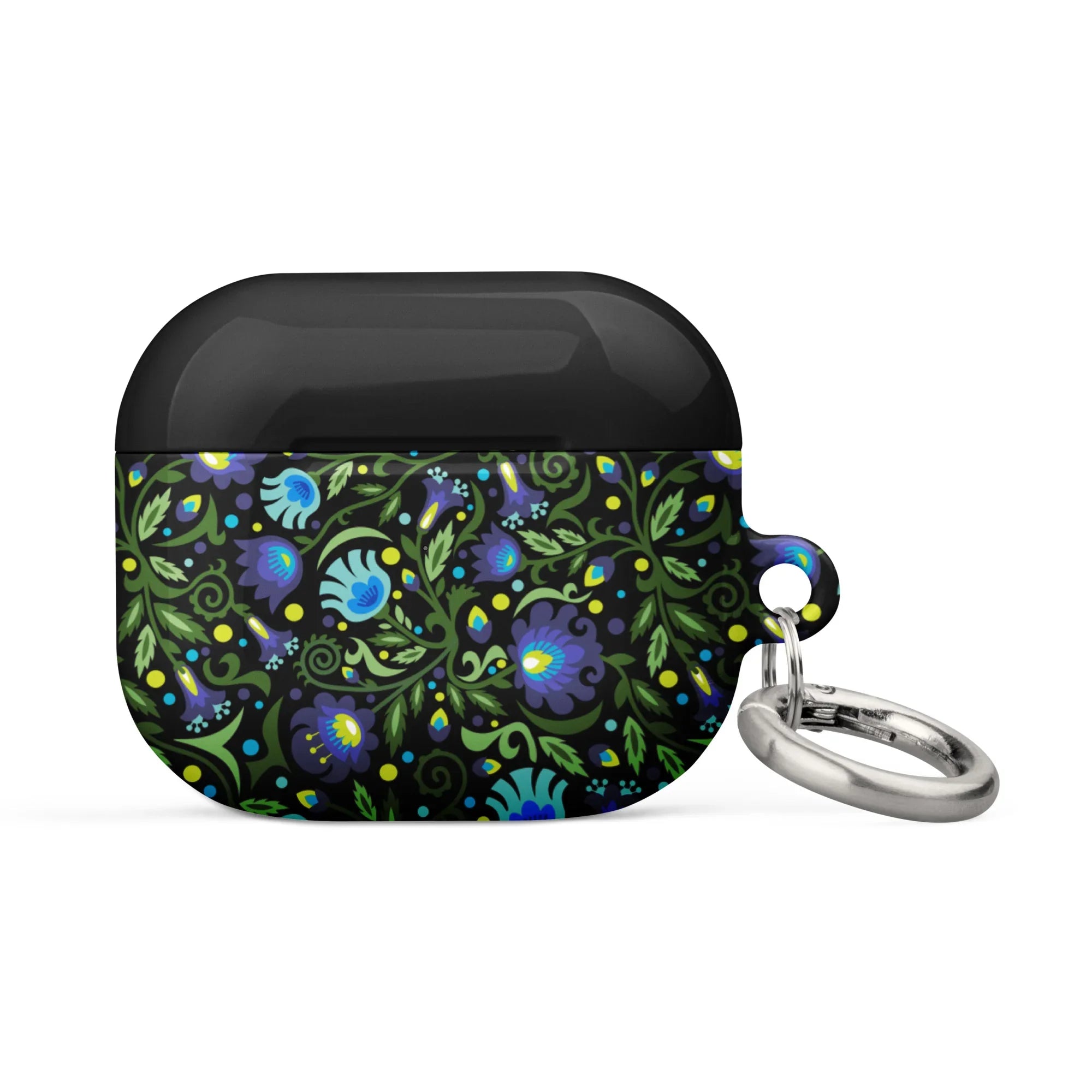 Gdańsk Blues Wycinanki AirPod 3 Case over black - The Global Wanderer