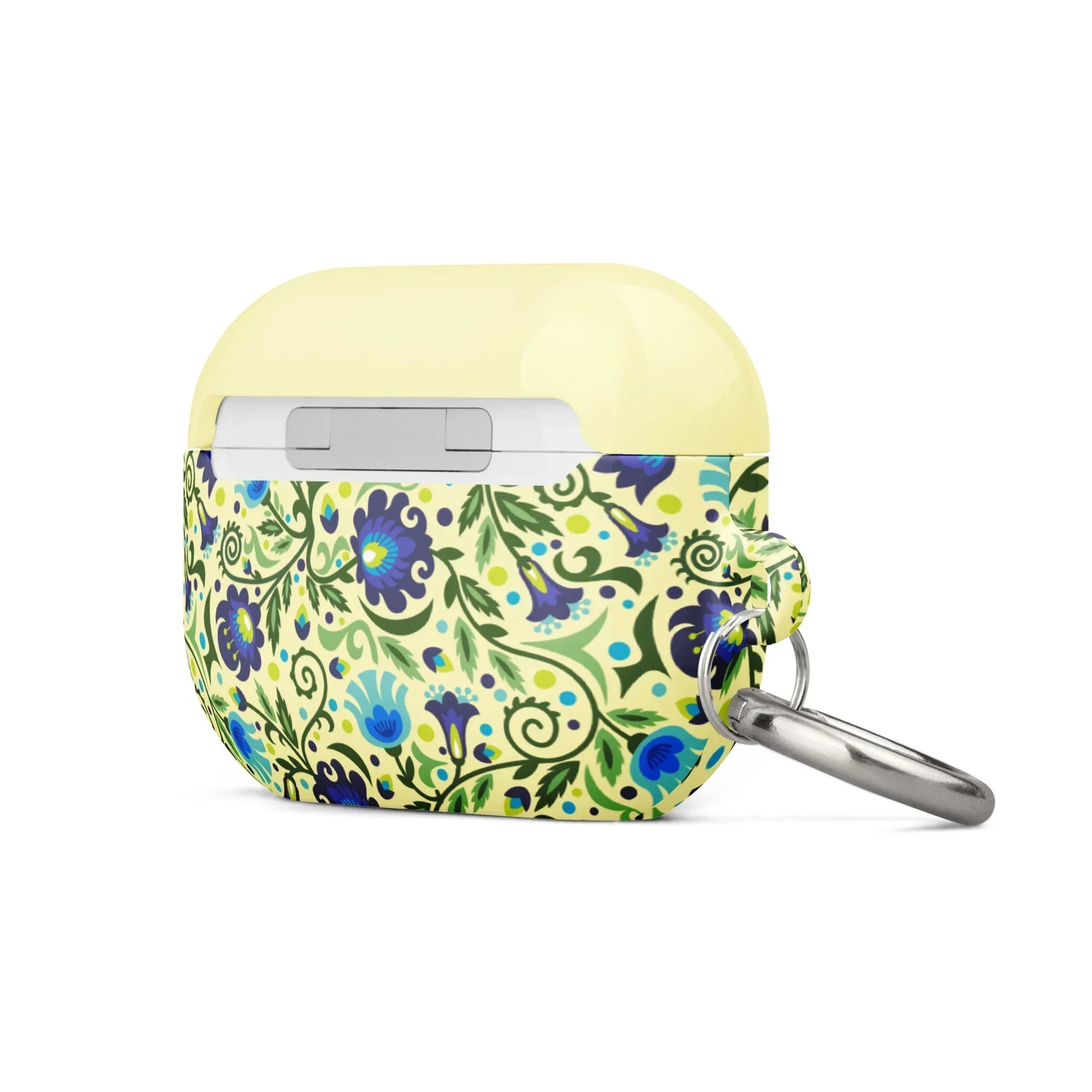 Gdańsk Blues Wycinanki AirPod Pro 2 Case over yellow - The Global Wanderer