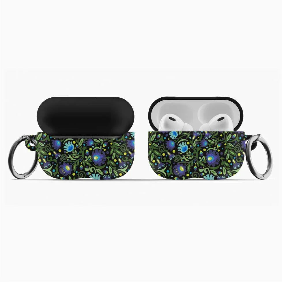 Gdańsk Blues Wycinanki AirPod Pro Case over black - The Global Wanderer