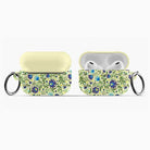 Gdańsk Blues Wycinanki AirPod Pro Case over yellow - The Global Wanderer