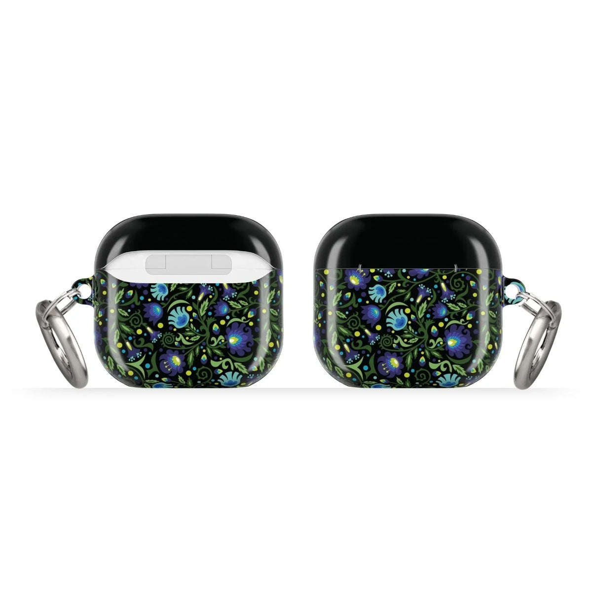 Gdańsk Blues Wycinanki AirPods 4 Case over black - The Global Wanderer