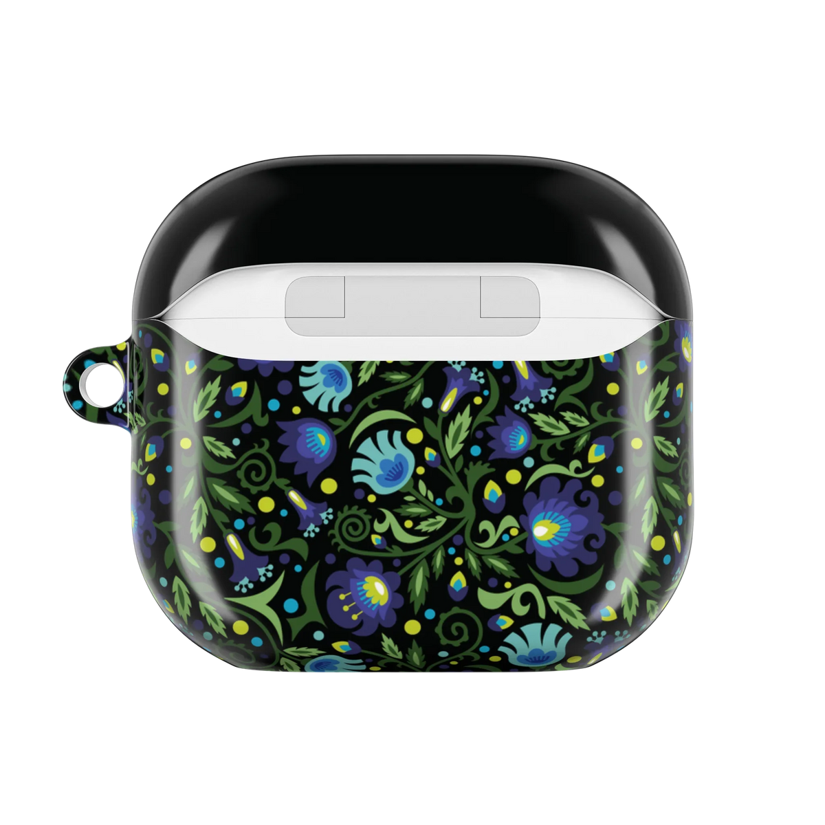 Gdańsk Blues Wycinanki AirPods 4 Case over black - The Global Wanderer