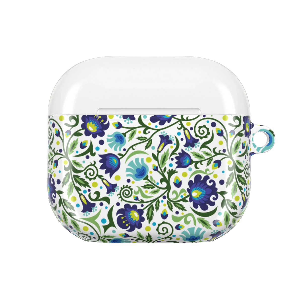 Gdańsk Blues Wycinanki AirPods 4 Case over white - The Global Wanderer