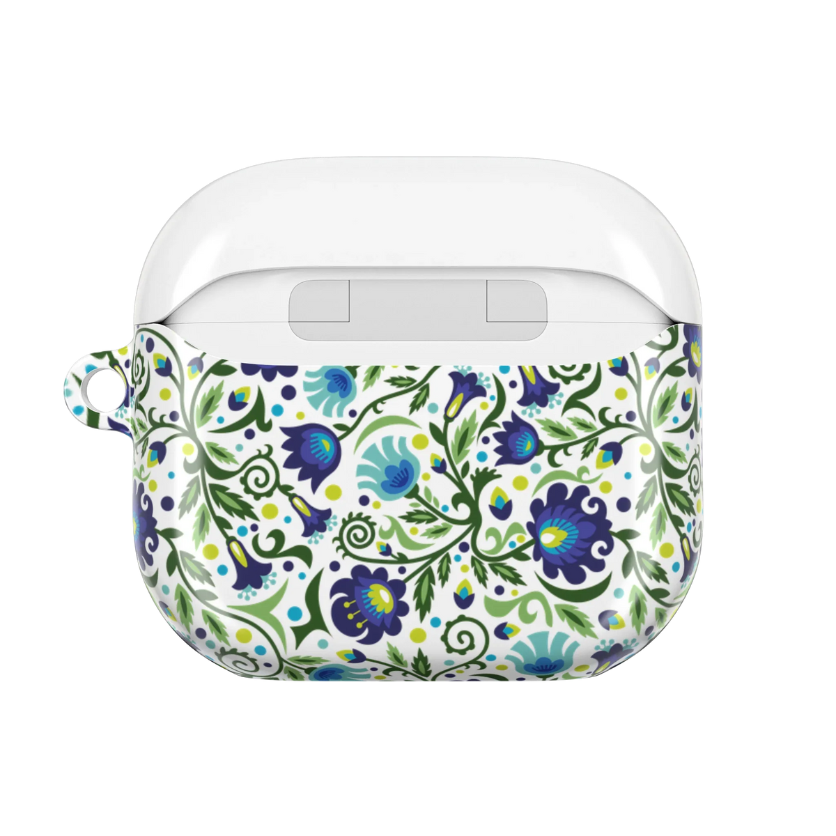 Gdańsk Blues Wycinanki AirPods 4 Case over white - The Global Wanderer
