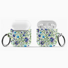 Gdańsk Blues Wycinanki AirPod Case over white - The Global Wanderer