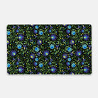 Gdańsk Blues Wycinanki Desk Mat over black - The Global Wanderer
