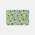 Gdańsk Blues Wycinanki Desk Mat over yellow - The Global Wanderer