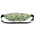 Gdańsk Blues Wycinanki Fanny Pack over yellow - The Global Wanderer
