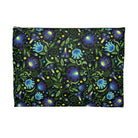 Gdańsk Blues Wycinanki Flat Pouch over black - The Global Wanderer