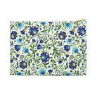 Gdańsk Blues Wycinanki Flat Pouch over white - The Global Wanderer