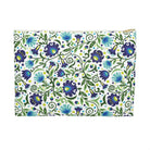 Gdańsk Blues Wycinanki Flat Pouch over white - The Global Wanderer