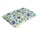 Gdańsk Blues Wycinanki Flat Pouch over white - The Global Wanderer