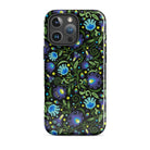 Gdańsk Blues Wycinanki iPhone Case over black - The Global Wanderer