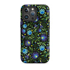 Gdańsk Blues Wycinanki iPhone Case over black - The Global Wanderer