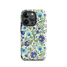 Gdańsk Blues Wycinanki iPhone Case over white - The Global Wanderer