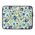 Gdańsk Blues Wycinanki Laptop Case over white - The Global Wanderer