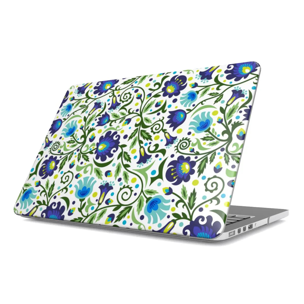 Gdańsk Blues Wycinanki MacBook Case over white - The Global Wanderer