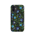Gdańsk Blues Wycinanki iPhone Case over black - The Global Wanderer