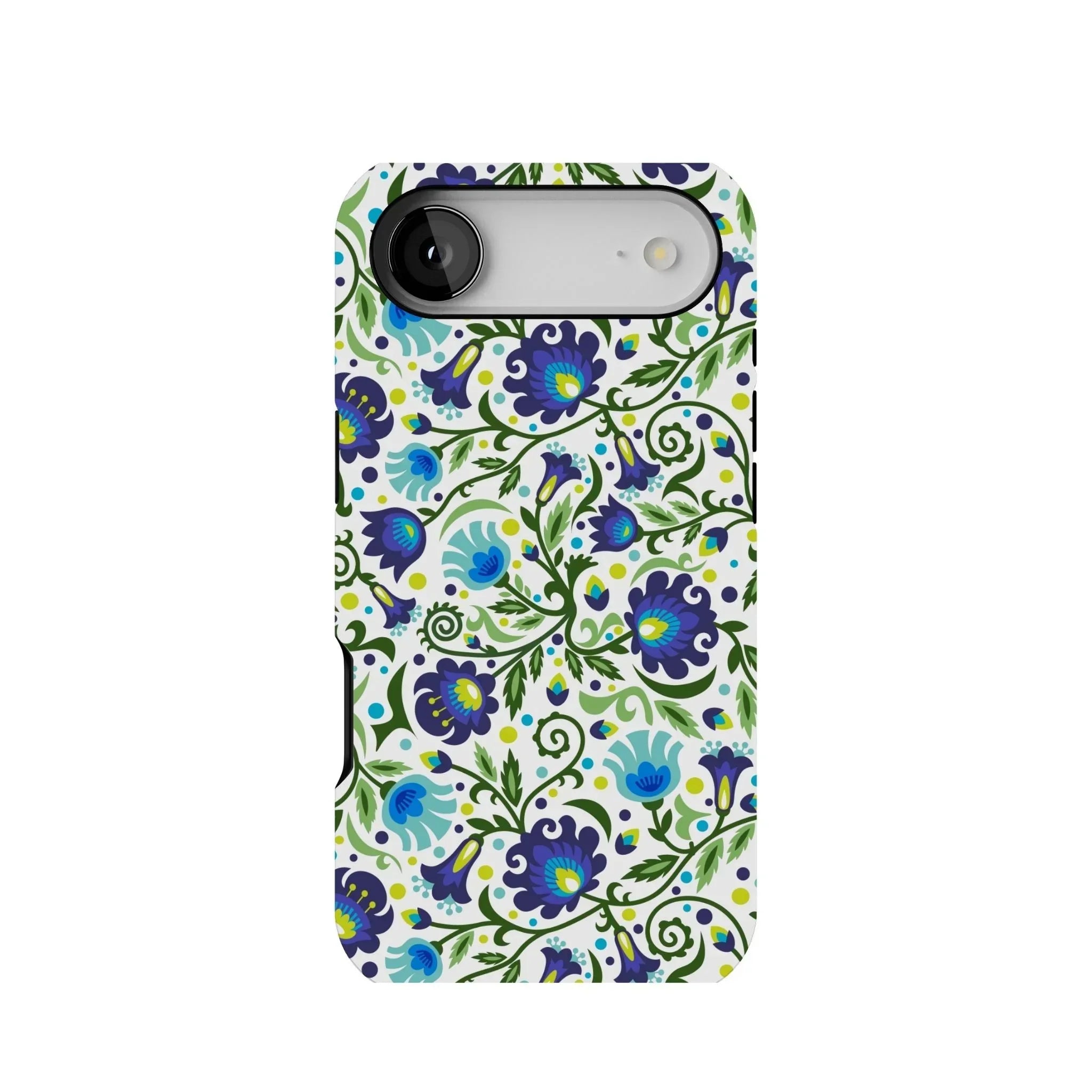 Gdańsk Blues Wycinanki MagSafe iPhone Case over white - The Global Wanderer