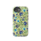 Gdańsk Blues Wycinanki iPhone Case over yellow - The Global Wanderer