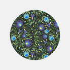 Gdańsk Blues Wycinanki Mouse Pad over black - The Global Wanderer