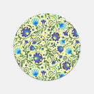 Gdańsk Blues Wycinanki Mouse Pad over yellow - The Global Wanderer