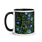 Gdańsk Blues Wycinanki Mug over black - The Global Wanderer
