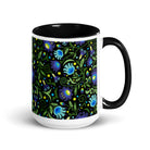 Gdańsk Blues Wycinanki Mug over black - The Global Wanderer