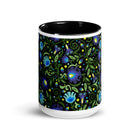 Gdańsk Blues Wycinanki Mug over black - The Global Wanderer