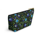 Gdańsk Blues Wycinanki Pouch over black - The Global Wanderer