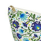 Gdańsk Blues Wycinanki Pouch over white - The Global Wanderer