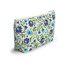 Gdańsk Blues Wycinanki Pouch over white - The Global Wanderer