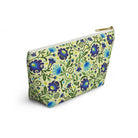 Gdańsk Blues Wycinanki Pouch over yellow - The Global Wanderer