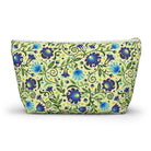 Gdańsk Blues Wycinanki Pouch over yellow - The Global Wanderer