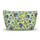 Gdańsk Blues Wycinanki Pouch over yellow - The Global Wanderer