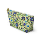 Gdańsk Blues Wycinanki Pouch over yellow - The Global Wanderer