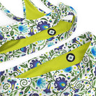 Gdańsk Blues Wycinanki Recycled High-Waisted Bikini over white - The Global Wanderer