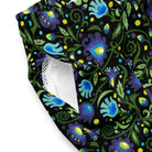 Gdańsk Blues Wycinanki Recycled Swim Trunk over black - The Global Wanderer