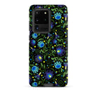 Gdańsk Blues Wycinanki Samsung Case over black - The Global Wanderer