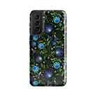 Gdańsk Blues Wycinanki Samsung Case over black - The Global Wanderer