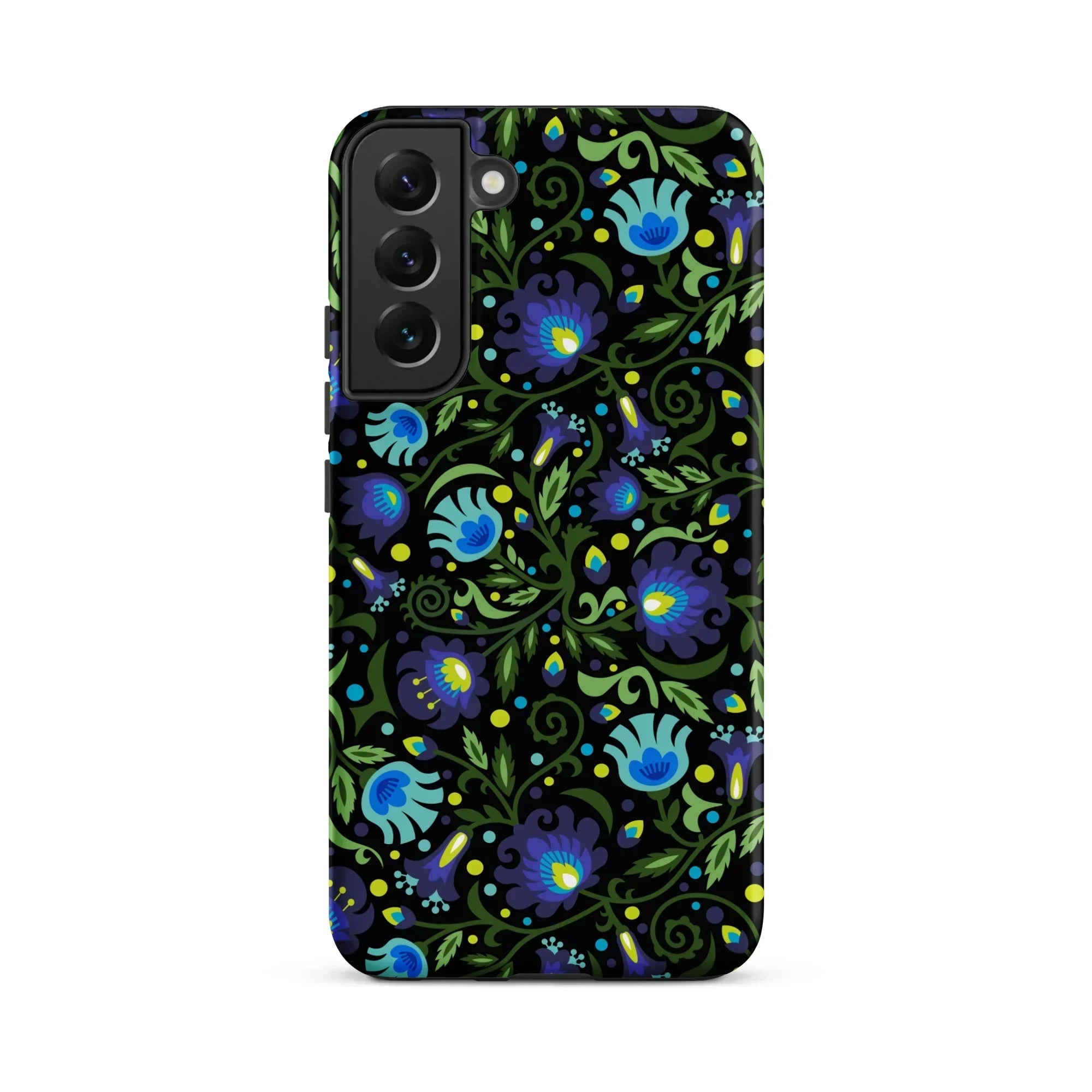 Gdańsk Blues Wycinanki Samsung Case over black - The Global Wanderer