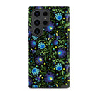 Gdańsk Blues Wycinanki Samsung Case over black - The Global Wanderer