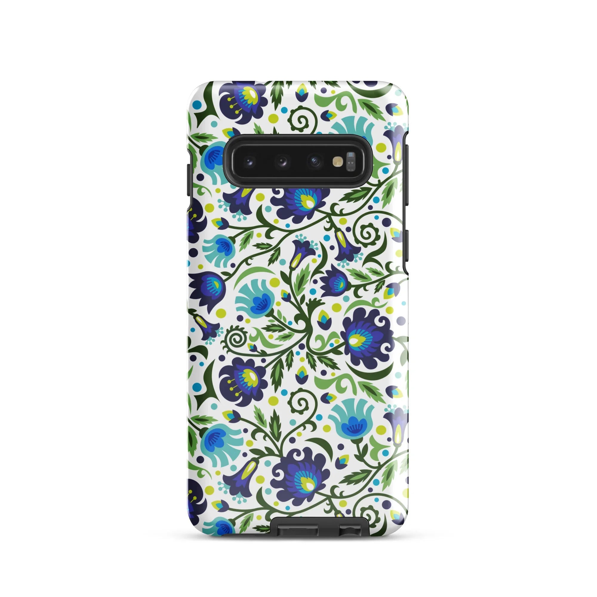 Gdańsk Blues Wycinanki Samsung Case over white - The Global Wanderer