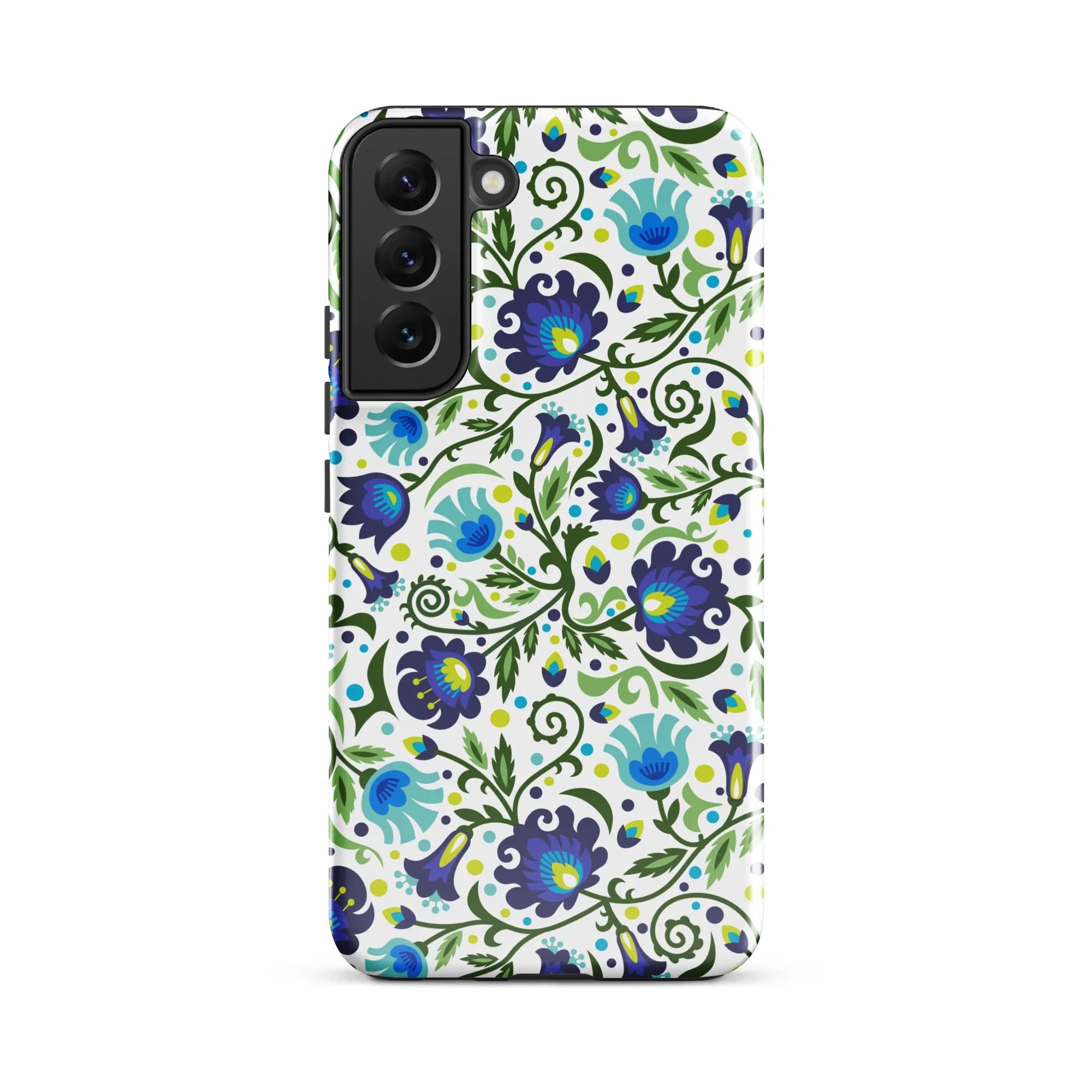 Gdańsk Blues Wycinanki Samsung Case over white - The Global Wanderer