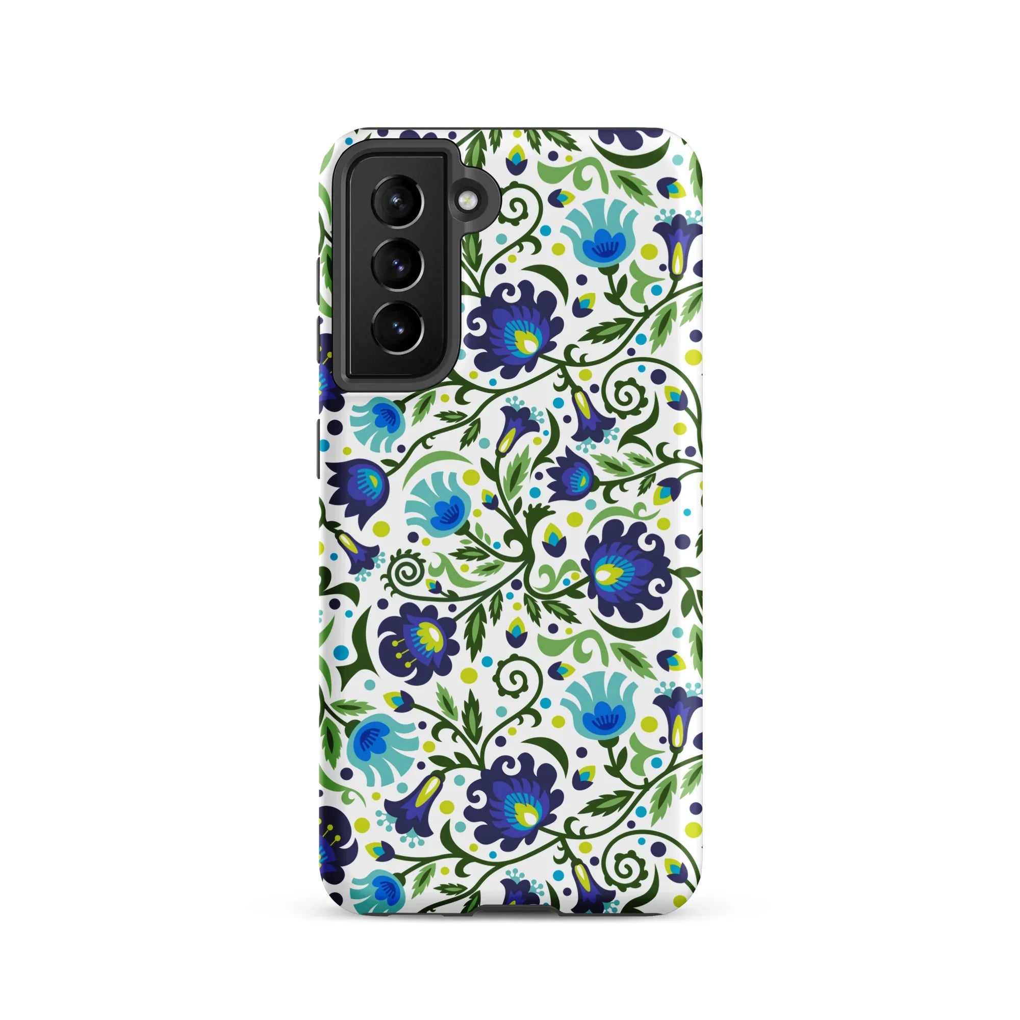 Gdańsk Blues Wycinanki Samsung Case over white - The Global Wanderer