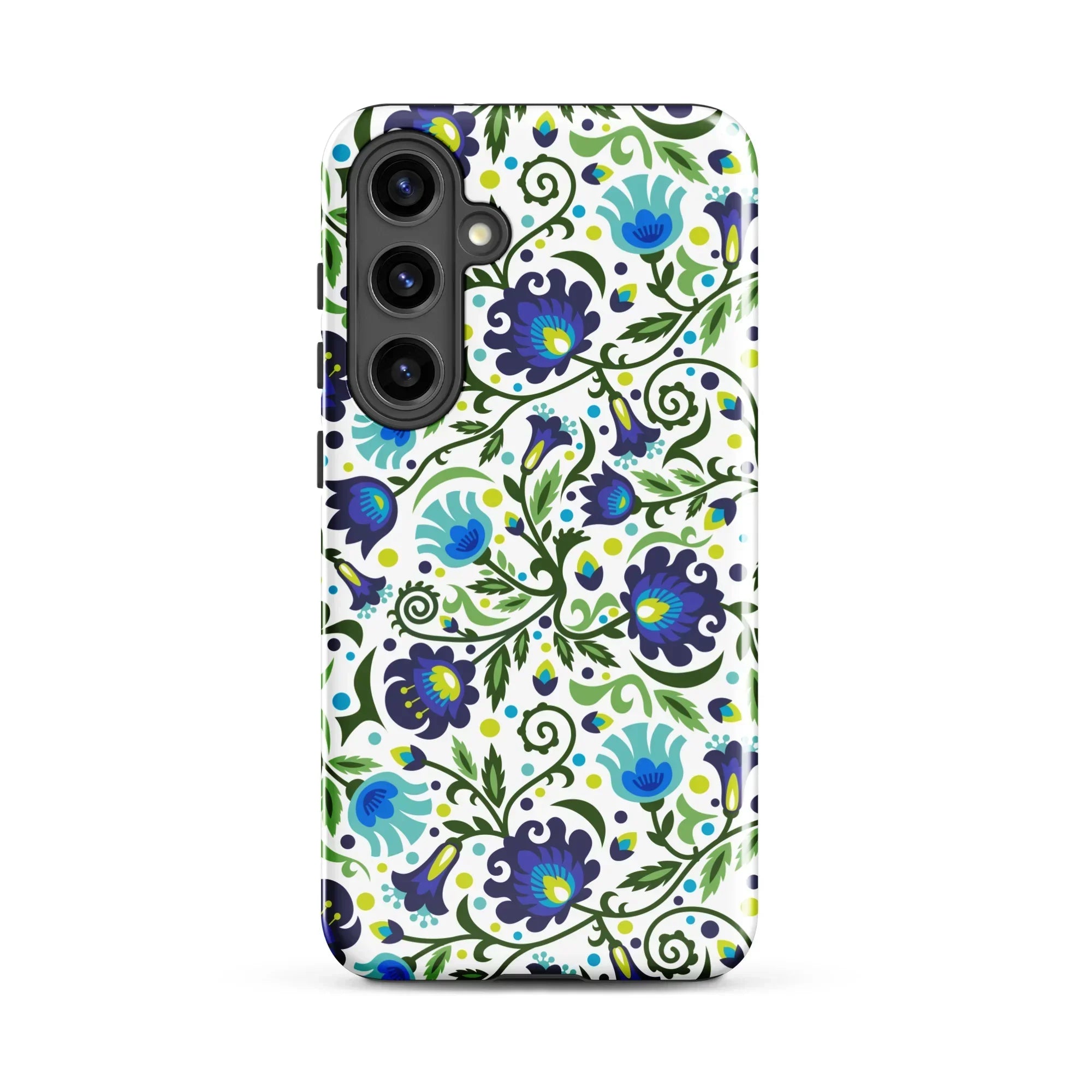 Gdańsk Blues Wycinanki Samsung Case over white - The Global Wanderer