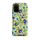 Gdańsk Blues Wycinanki Samsung Case over yellow - The Global Wanderer